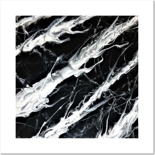 Black Marble Posters and Art